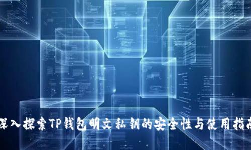 深入探索TP钱包明文私钥的安全性与使用指南